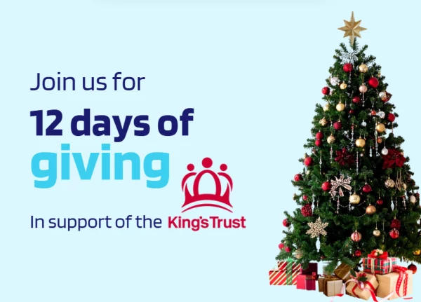 Christmas charity raffle for the King's Trust promotional image